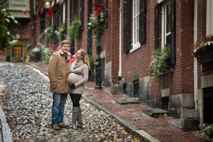 Beacon Hill Boston MA maternity photographer