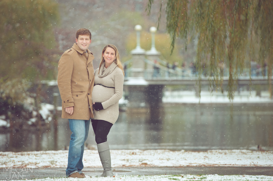 Boston Public Garden maternity photos