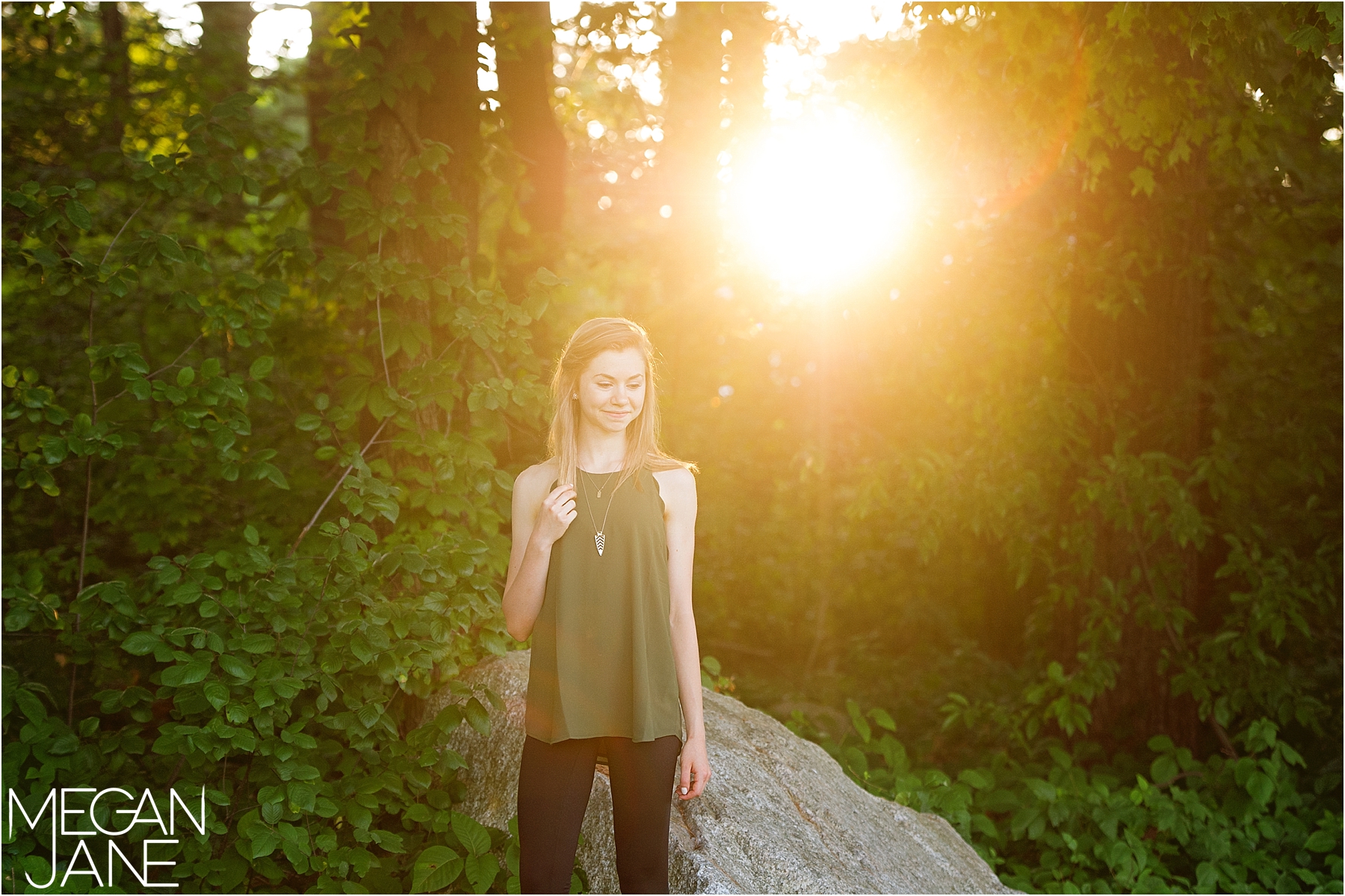 outdoor senior photos